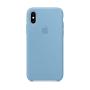 Apple Silicone Case (for iPhone Xs) - Cornflower