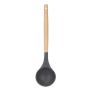 graroiC Wood Handle Silicone Kitchenware Spatula Non-stick Cooking Utensils (Spoon)