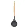 graroiC Wood Handle Silicone Kitchenware Spatula Non-stick Cooking Utensils (Spoon)
