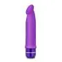 7.5" Soft Realistic Platinum Silicone Vibrating Dildo - Multi Speed G Spot Stimulating Smooth Vibrator - Waterproof - Sex Toy for Women - Sex Toy for Adults (Purple)