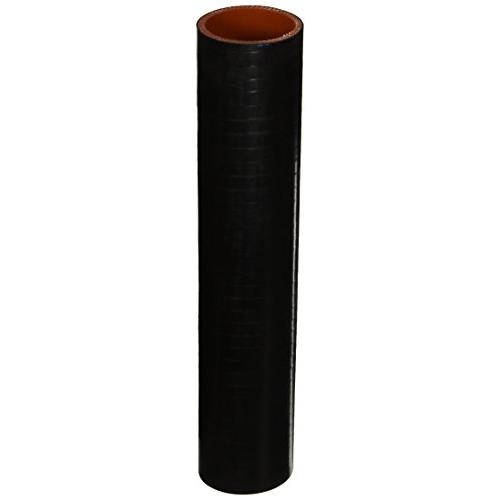 HPS HTST-200-BLK Silicone High Temperature 4-ply Reinforced Tube Coupler Hose, 75 PSI Maximum Pressure, 12&quot Length, 2&quot ID, Black