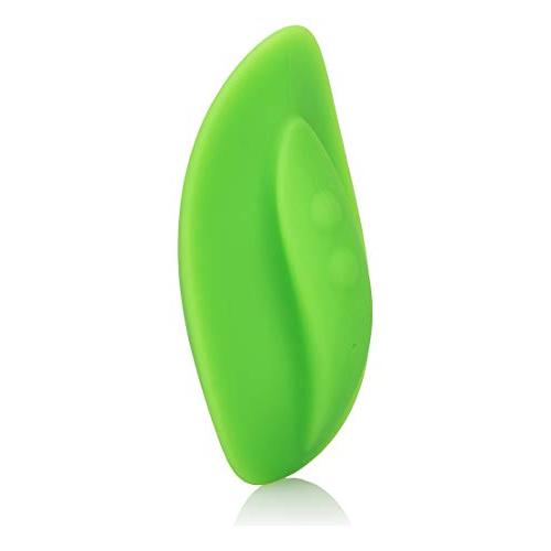 CalExotics Mini Marvels Marvelous Teaser ? Silicone Waterproof Compact Massager Vibrator ? 10 Function Rechargeable Vibe ? Adult Sex Toy Massager for Couples ? Green