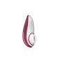 Womanizer Liberty Silent Lay On Vibe for Her, Lubricant Included, Clitoral Stimulating Pleasure Air Technology with 6 Intensity Levels, red Wine