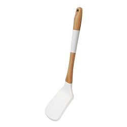 Silicone Kitchenware with Wooden Handle Nonstick Cookware Shovel Spoon Silicone Spatula Soup Silicone Cookware