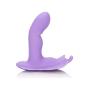 CalExotics Venus Butterfly Silicone Remote Rocking Penis ? Hands Free Strap On Personal Massager Probe with Controller ? Waterproof Adult Vibrator Sex Toy for Couples - Purple