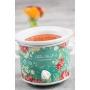 The Pioneer Woman 1.5-Quart Slow Cooker| Set of 2| Fiona Floral & Vintage Floral by Hamilton Beach Bundle Garden Party Silicone Spatula and Mini Spatula Set| 4- Pack| Teal|