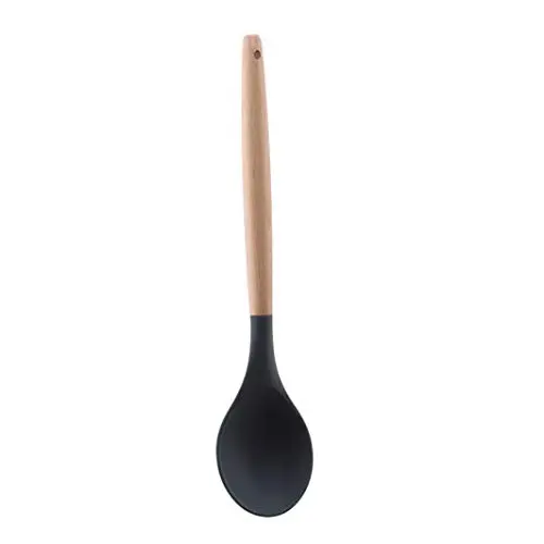 YouCY Brush Shovel Spoon Spatula Colander Wooden Handle Silicone Kitchenware Kitchen Tool Cooking Utensils Kitchen Gadgets Utensil Cookware,2#