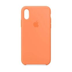 Apple Silicone Case (for iPhone Xs) - Papaya