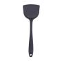 YouCY Long Handled Cooking Spatula Kitchen Baking Tool Shovel Silicone Kitchenware Heat Resistant Utensils For Nonstick Pan Egg Pancake,Black