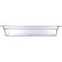 Carlisle 10201B07 StorPlus Full Size Polycarbonate Food Pan, 4" Deep, Clear