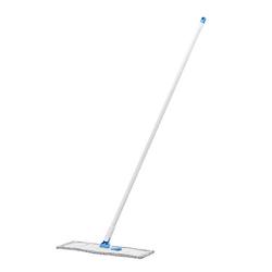 AmazonBasics Dust Mop Sweeper, Washable Cloth, Blue and White