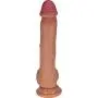 The Firefighter by FUKENA - Realistic Dual Density Silicone Dildo, 6.75 Inches Insertable (Light Skin with Colored Glans)