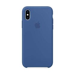 Apple Silicone Case (for iPhone Xs) - Delft Blue