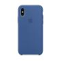 Apple Silicone Case (for iPhone Xs) - Delft Blue
