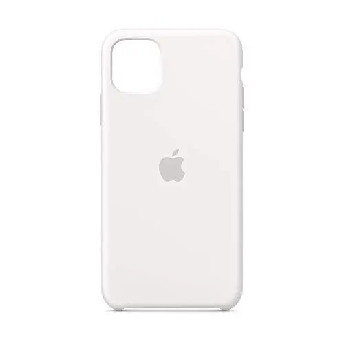 Apple Silicone Case (for iPhone 11 Pro Max) - White