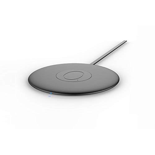 OKV Qi-Certified Wireless Charger 10w Fast Wireless Charging Pad 7.5W for iPhone Qi Devices 10W for Galaxy S9/S8/Note 9 Charger for Qi-Enabled (Black)