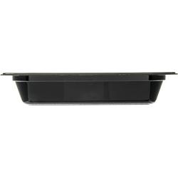 Carlisle 10220B03 StorPlus Half Size Food Pan, Polycarbonate, 2.5" Deep, Black