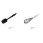 JunbosiKitchenware Baking Kitchenware Silicone Kitchenware Set High Temperature Scraper Brush Silicone Shovel,Red
