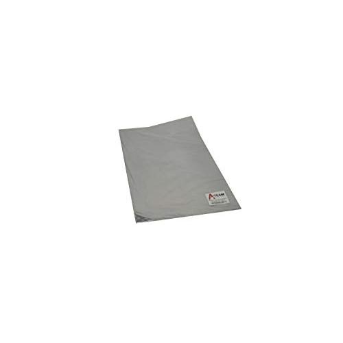 A-Team Performance 13575 Adhesive Backed Aluminized Fiberglass Heat Shield Barrier Up To 2000 Degrees Fahrenheit Multi-Purpose Compatible with Firewall Hoods Hoses and Doors 12&quot x 24&quot