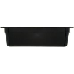 Carlisle 10202B03 StorPlus Full Size Food Pan, Polycarbonate, 6" Deep, Black