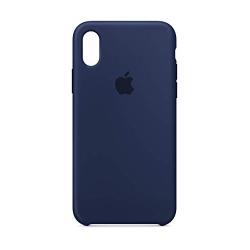 Apple Silicone Case (for iPhone X) - Midnight Blue - MQT32ZM/A