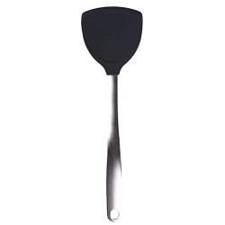 Cngstar Kitchenware Stainless Steel Spatula Silicone Turner Non Stick Fried Shovel Egg Fish Frying Pan Turner Scoop