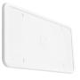 Rightcar Solutions Flawless Silicone License Plate Frame - Rust-Proof. Rattle-Proof. Weather-Proof. - White