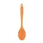 Toporchid Soup Spoon Kitchenware Silicone Kitchen Bakeware Utensil Spoons Scoop Cooking Tools Silicone Spoon(orange)