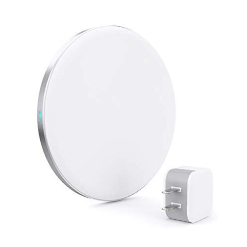Wireless Charger 5W by TalkWorks | Qi Certified Wireless Charging Pad Wall Adapter for Apple iPhone XS, iPhone XS Max, iPhone XR, iPhone X, iPhone 8, Samsung Galaxy S9, S8, S7, Note, Edge - White