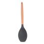 MENGSHI 9pcs Silicone Kitchenware Set, Wooden Kitchen Utensil Sets,Storage Tube Furniture Kitchen Utensils Spatula Soup Spoon