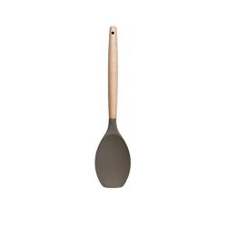 Silicone Kitchenware Non-Stick Pan Silicone Kitchen Utensils High Toughness Wooden Handle Cooking Tools Sets,Spatula G