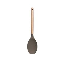 Silicone Kitchenware Non-Stick Pan Silicone Kitchen Utensils High Toughness Wooden Handle Cooking Tools Sets,Spatula G