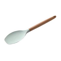 Wooden Handle Silicone Kitchenware Nonstick Spatula Kitchen Utensils Cooking Spoon Shovel Green