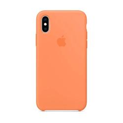 Apple Silicone Case (for iPhone Xs) - Papaya