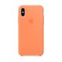 Apple Silicone Case (for iPhone Xs) - Papaya