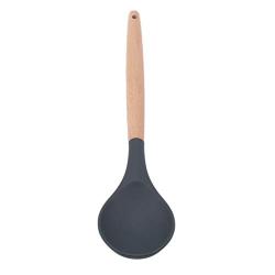 YouCY Brush Shovel Spoon Spatula Colander Wooden Handle Silicone Kitchenware Kitchen Tool Cooking Utensils Kitchen Gadgets Utensil Cookware,2#