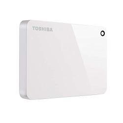 Toshiba Canvio Advance 2TB Portable External Hard Drive USB 3.0, White (HDTC920XW3AA)