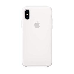 Apple Silicone Case (for iPhone Xs) - White
