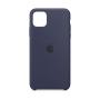 Apple Silicone Case (for iPhone 11 Pro Max) - Midnight Blue