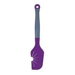 Kitchen Craft Colourworks Brights Purple The Swip Whisk and Bowl Scraper Swiper