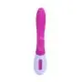 Qhufnng Wand Massager Silent 40 x Multi-Speed USB Rechargeable for Travel Gift Massage Stick Silicone Hot Pink