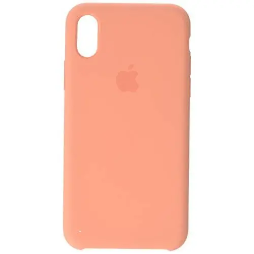 Apple Silicone Case (for iPhone X) - Peach