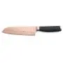 Cambridge Silversmiths Black Silicone Handle Copper Pvd 4 Piece Cutlery Set