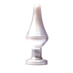 Planet Dildos - Toadstool - Silicone Anal Plug (Silver)