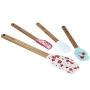 The Pioneer Woman 1.5-Quart Slow Cooker| Set of 2| Fiona Floral & Vintage Floral by Hamilton Beach Bundle Garden Party Silicone Spatula and Mini Spatula Set| 4- Pack| Teal|