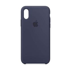 Apple Silicone Case (for iPhone Xs) - Midnight Blue
