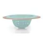 COOK with COLOR Flexible Silicone Kitchen Sink Strainer Rose Gold Copper Large Wide 4.5’ Diameter Rim/Mint Silicone Durable Drain Basket Traps Food Debris and Prevents Clogs