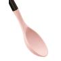 Country Kitchen 5 pc Non Stick Pink Silicone Utensil Set with Rounded Gun Metal Stainless Steel handles for Cooking and Baking