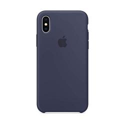 Apple Silicone Case (for iPhone X) - Midnight Blue - MQT32ZM/A