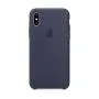 Apple Silicone Case (for iPhone X) - Midnight Blue - MQT32ZM/A